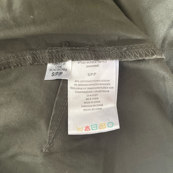 Olive Green Joggers, Mendocino, Size S - Picture 2 of 2